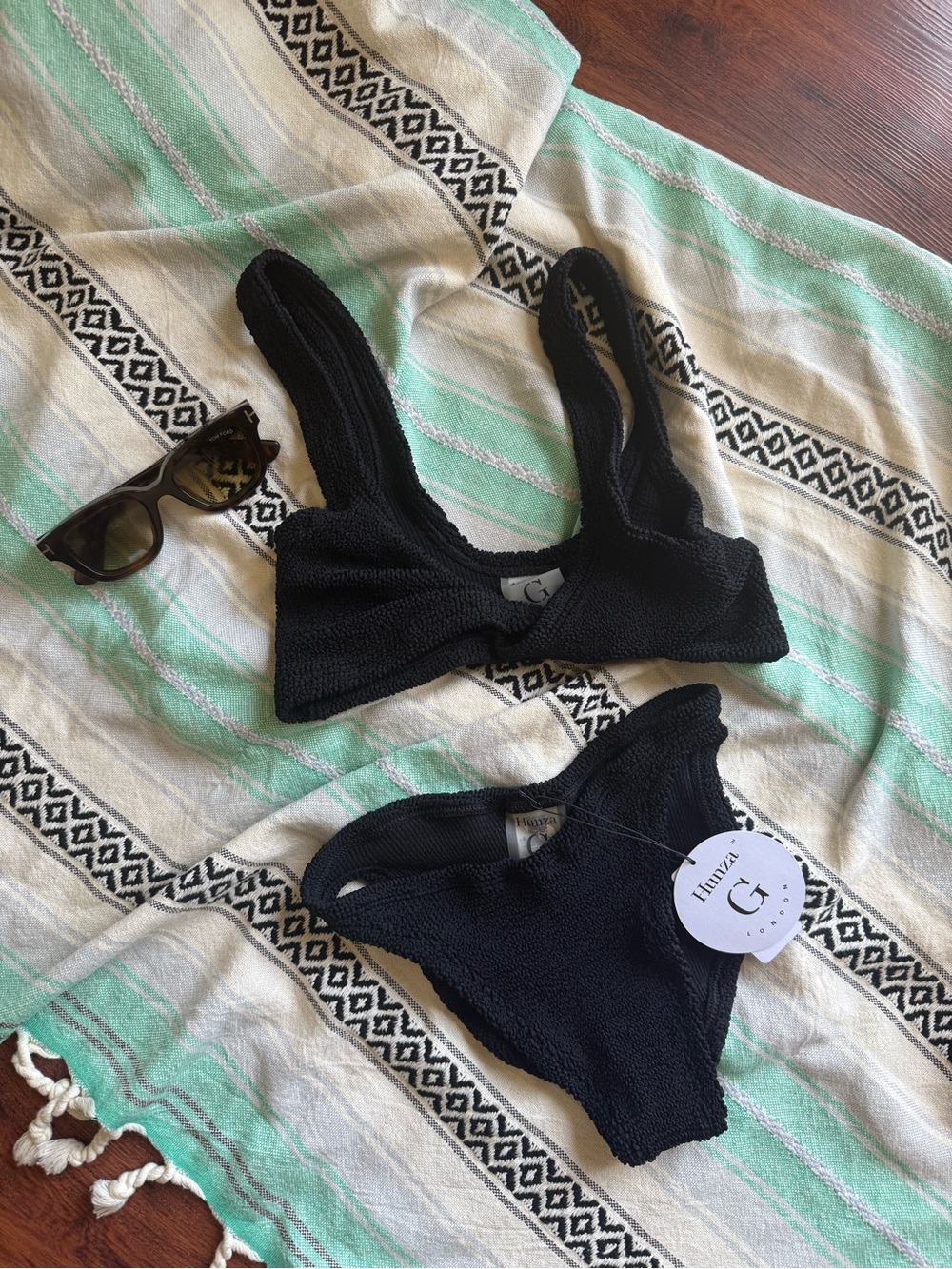 Hunza G Juno bikini - NWT! Black
